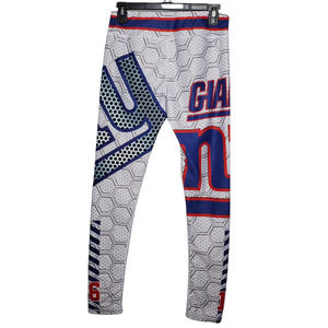 Women Legging New York Giants 3D Digital Print High Waist Wide Belt Yoga Pants